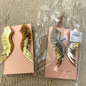 MIGNONNE GAVIGAN Madeline metallic earrings. NIP